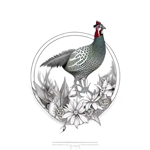 Pheasant In A Forest