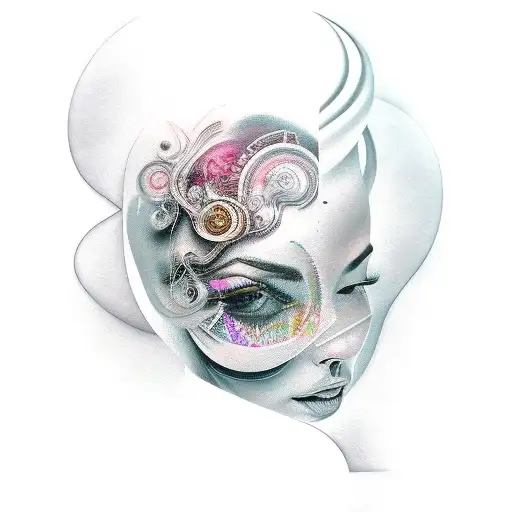 Abstract Balance Lady