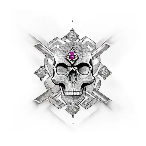 Skull And Diamond