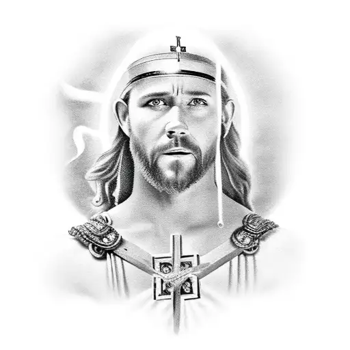 Gladiator Epic With A Jesus Cross