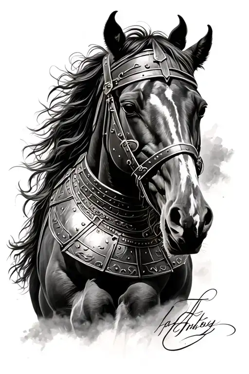 Gladiator On A Horse