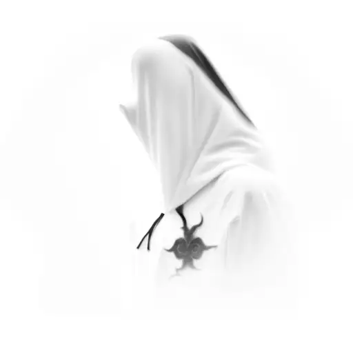 A Hooded Figure In The Dark