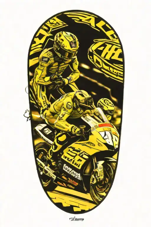 Valentino Rossi Racing Scene