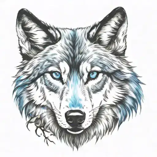 Wolf Blue Eyes