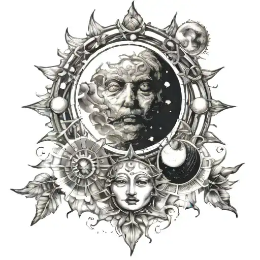 Sun And Moon Phases
