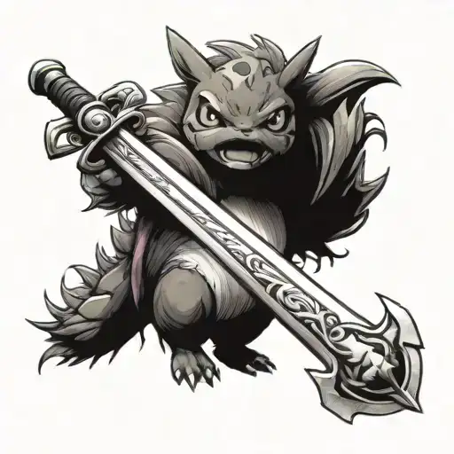 A Pokemon With A Sword