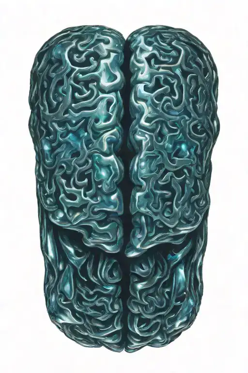 Brain Made Entirely Of Broken Glass