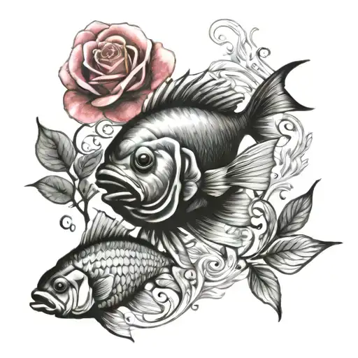Fish And Rose