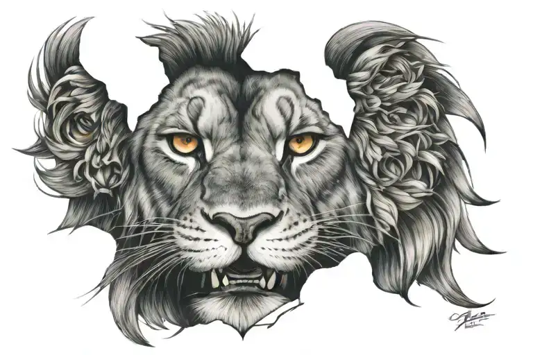 Housecat Transform In To Lion Roaring