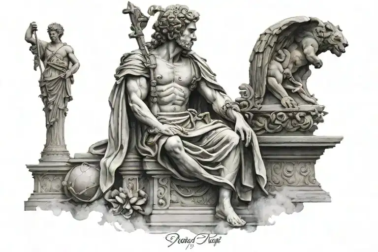 Roman Statue Gothic Inspired