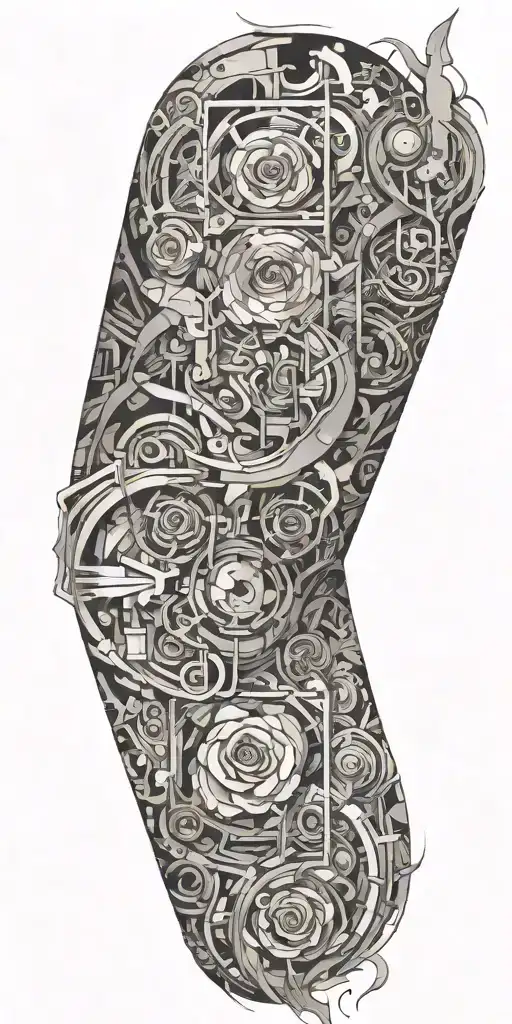 Abstract Representation Of Moving On