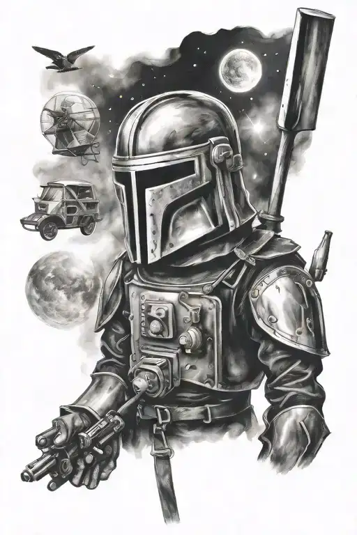 Ned Kelly In Space Themed