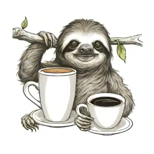 Sloth And Coffee