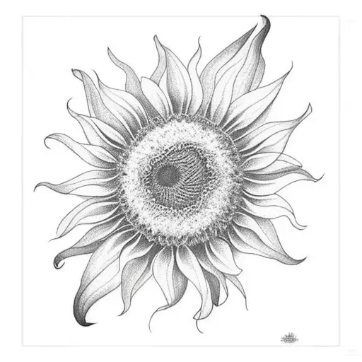 Sunflower With Directions