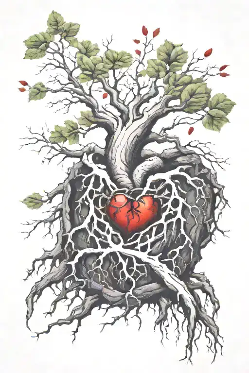 Broken Heart Blood As Water To Tree Roots For Growth