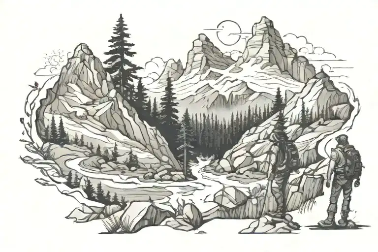 Solo Adventure And Travel To Mountains And Hiking And Starting Over