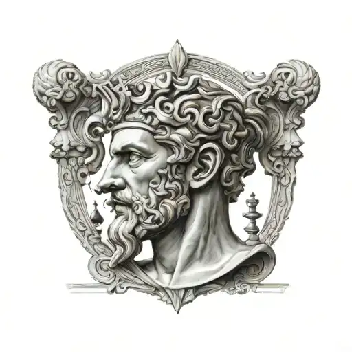 A Chess Piece Morphing Into A Mythical Creature From Greek Mythology