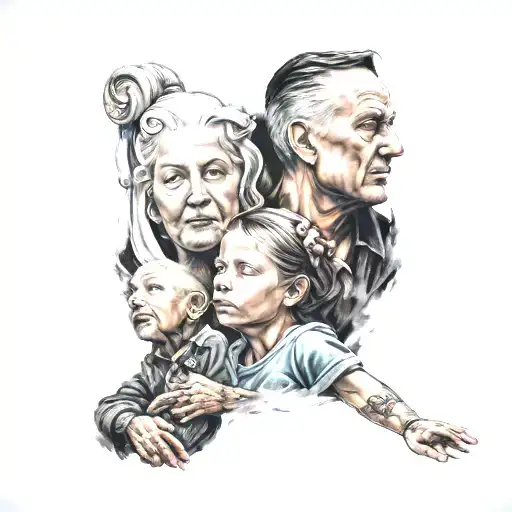 Mom Dad And God Watching Over Me