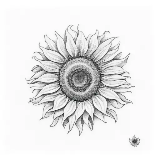Sunflower In A Heart