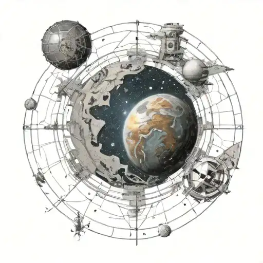 A Detailed Map Of A Fictional Galaxy Inspired By Star Wars