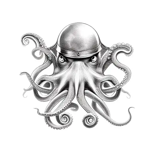 Octopus Playing Chess