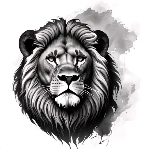 Phoniex And Lion Face