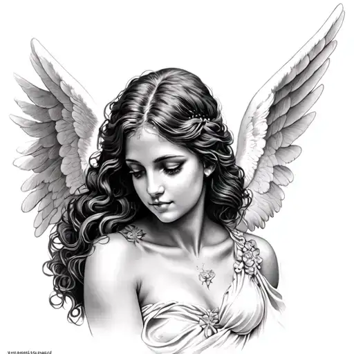 Black Female Angel Mother