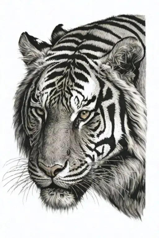 Tiger Head With The Name Mcardle Below It