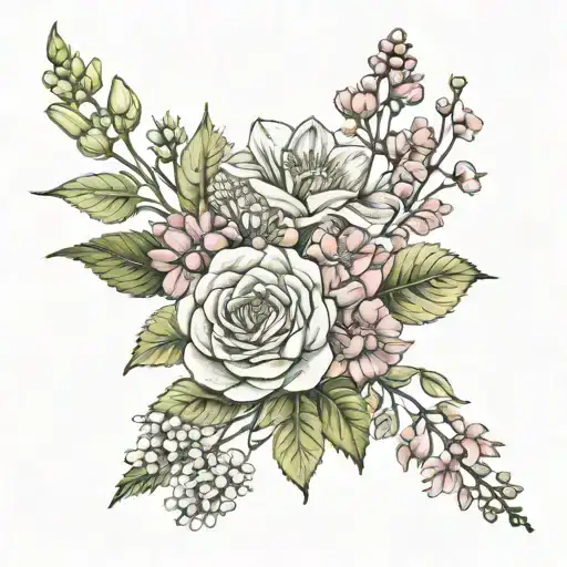 Birth Flower Bouquet May And October