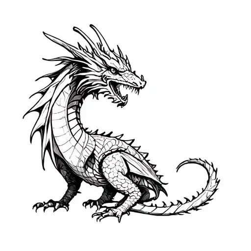 Heart Abeille Dragon Poussin