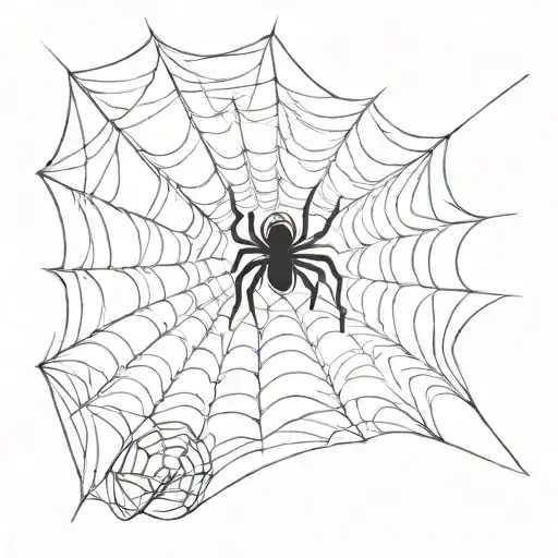 Spider Web With Ride Together Die Together Spun In The Web