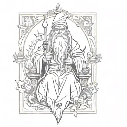 Dumbledore Tarot Card