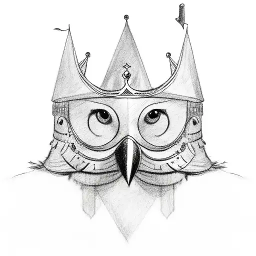 Bird Wearing Crown