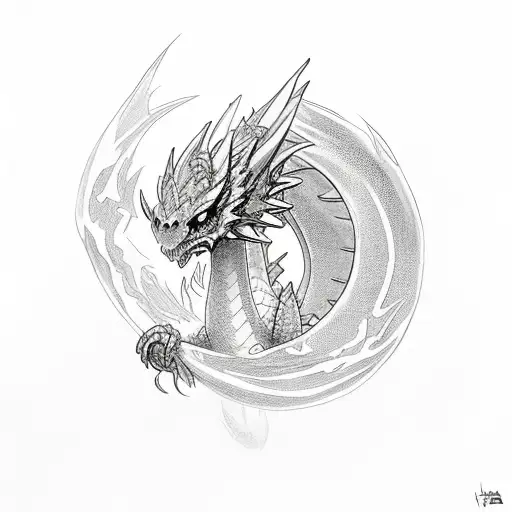 Alexstrasza In Dragon Form Holding A Flower