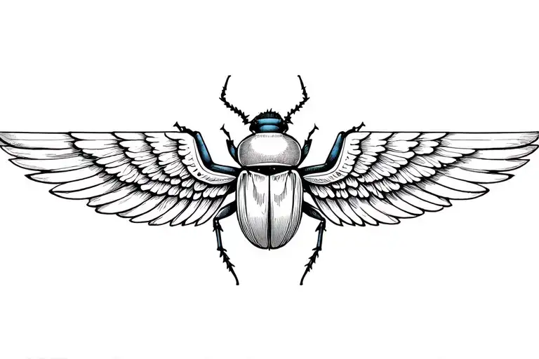 Ancient Egyptian Winged Beetle Armband