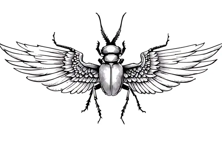 Ancient Egyptian Winged Beetle Armband