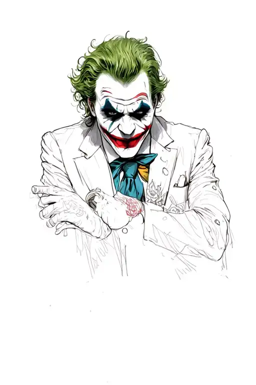 The Joker With Hahaha Joker