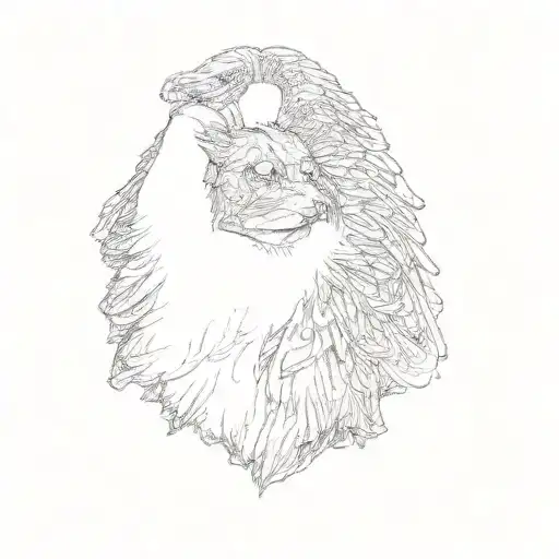 A Dog With Angel Wings