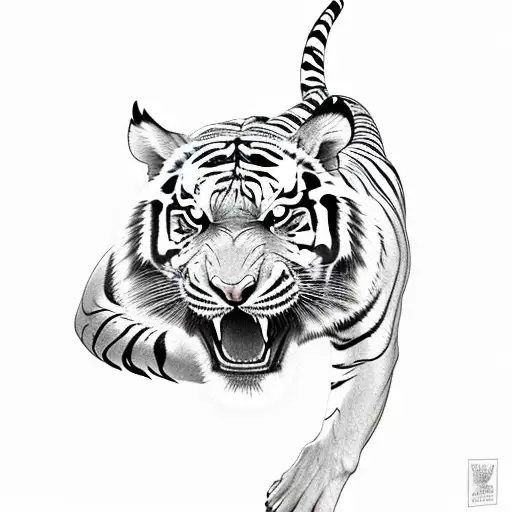 Sleeve Including A Sword Tiger My Name Gavin