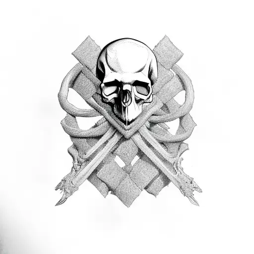 Bows With Skull Hands