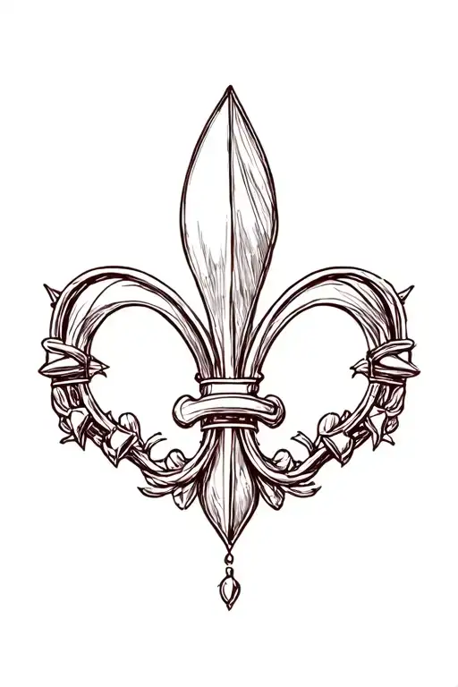 Bracelet Fleur De Lis Surrounded