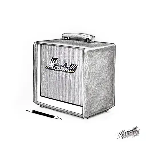 Marshall Amp Whit A Gibson Guitar