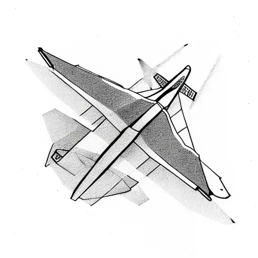 A Paper Airplane Transforming Into A Real Plane