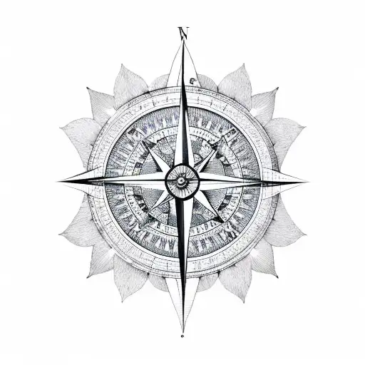 Compass With Nature And Tabla