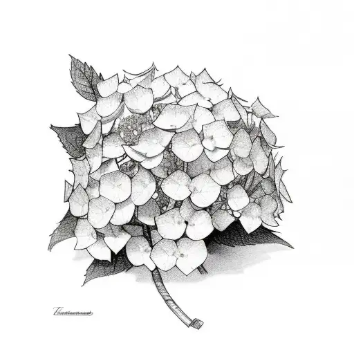 Hydrangea And A Book And A Newspaper And A Whiskey Glass