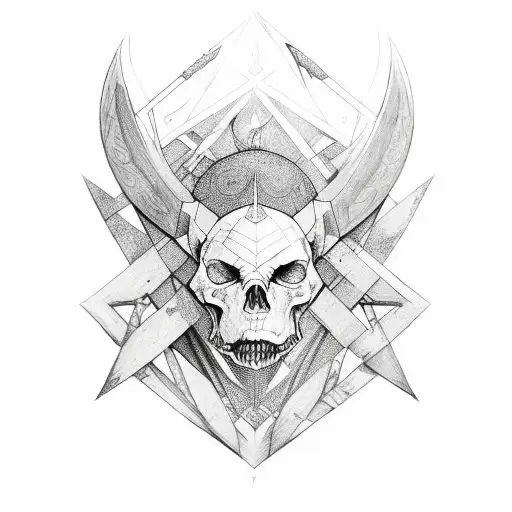 Pentagramm With Witch