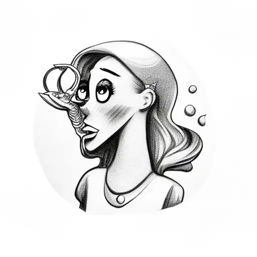 Cartoon Woman Cake With Arms And Legs