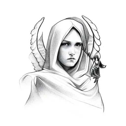 Facelesss Angel And Church