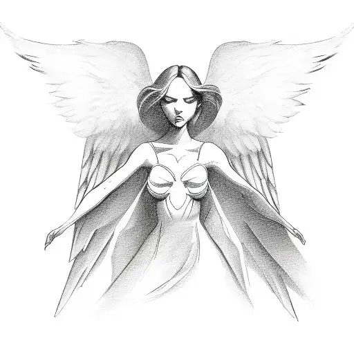 Angel And Devil Simplistic