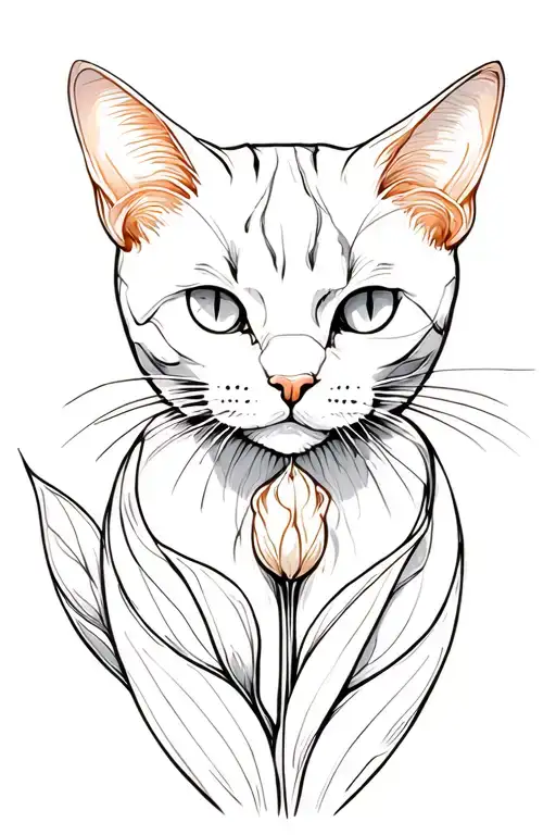 Tulip Cat Taurus Libra Zodiac Sign